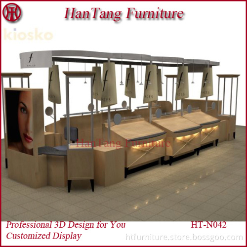 Made in China wood nail beauty kiosk design for sale